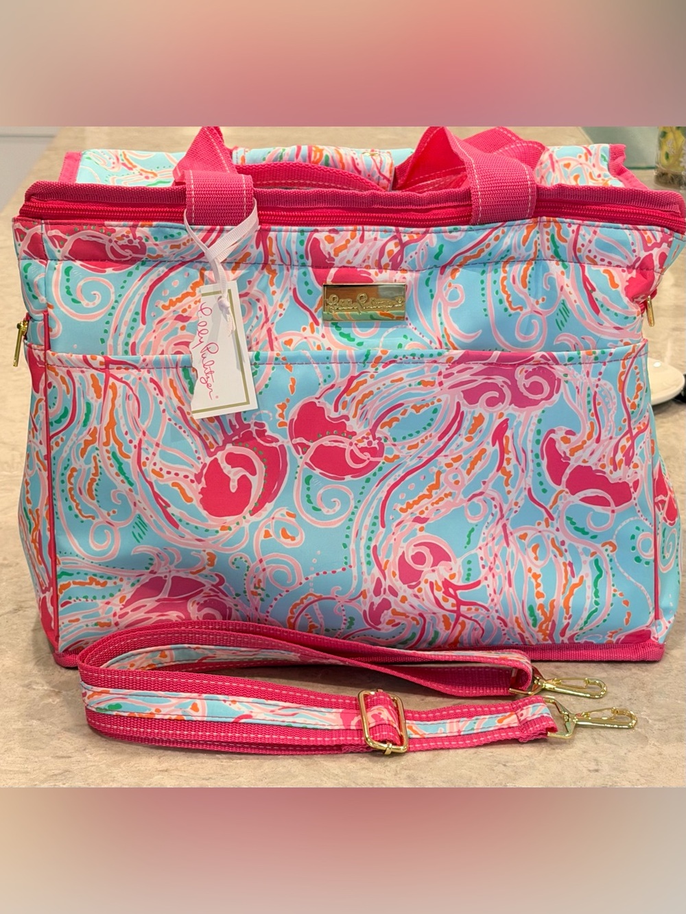 Pulitzer Insulated Cooler Bag Jellies be Jammin Beach Tote